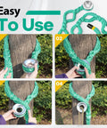 Heavy Duty Tree Rigging Rope Ring Sling Three Quarter Inch By Six Feet With Aluminum Ring Quick Setup guide