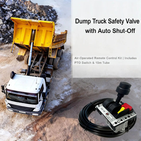 Dual Valve PTO Control Kit With Kickout For Easy Tractor PTO Setup Includes Valve 10 Meter Reinforced Air Tube Mounting Hardware And Durable Fittings For Plug And Play Install And Reliable Operation