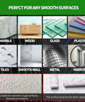 30 Ft Peel And Stick Trim For Walls And Backsplash Edges, Flexible Self Adhesive Molding Tape For Borders And Tile Edges, No Mess Install, Easy Cut To Fit, White displayed on various surfaces like marble, wood, glass, and tiles.