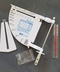 All In One Outdoor Weather Station With Rain Gauge, Wind Speed And Direction, Thermometer And Mounting Kit, components displayed