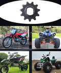35 Tooth 11T Sprocket For Electric Motorbike ATV Quad Dirt Pit, Beefy Alloy Heat Treated High Strength Drive Sprocket, 35 Chain Compatible, Reduces Slippage And Wear, Improves Transmission Efficiency And Stability, Durable Performance, black 11T sprocket