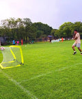 Portable 4x3 Soccer Goal For Backyard With Pop Up Net Ground Stakes And Carry Bag Easy Setup For Backyard Court Or Field