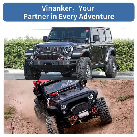 Beefed-Up Waterproof Winch Cover For 8000-13500 Lb Winches, Heavy-Duty 900D Oxford Fabric With PVC Coating, Reflective Ribbon, All-Weather Protection Against The Elements on off-road Jeep