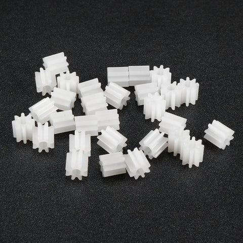 30 Pack Plastic Gears 8 Teeth Model 082A Reduction Gear Worm Gear Set For RC Cars And Robots, Perfect For DIY Projects