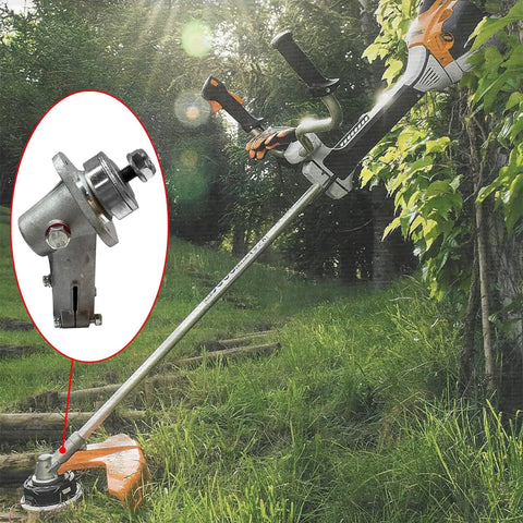 Durable Trimmer Gear Head Gearbox Replacement for SRM 225 225i 2620 3020 brushcutter in action with greenery background