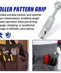 Beefed Up Heavy Duty Valve Stem Removal Tool Set With Safety Lock And Roller Grip for aviation use in tool bags