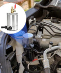 300Ml Double Port Oil Catch Can With Innovative Baffle Plate Design For Efficient Oil Gas Separation and Quick Condensation in engine compartment.