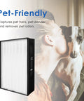 Made In Taiwan A2 Replacement Filter Pack For Filtrete Room Purifiers FAP-C02-A2 FAP-C03-A2 with pet-friendly feature shown