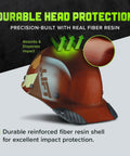 Desert Camo Fiber Reinforced Cap With 6 Point Suspension For Lightweight Impact Protection And Dope Moisture Wicking Comfort Dome