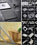 Collage of metal uses featuring 4 Pack 6061 Aluminum Sheet Metal 3x12x1/8 Inch with Protective Film for crafting and DIY projects.