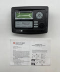 Rock Solid Compact Remote Fire Annunciator Featuring A Bright Backlit Lcd Display with installation document and buttons.