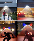 Outdoor Solar Motion Sensor Lights With Remote Control Four Modes Sensing Dim Alarm And Off IP65 Waterproof LED Wall Lights