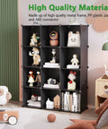 12 Cube Storage Organizer Shelving Unit With DIY Plastic Modular Book Shelf Cubby Cabinet in a living room with toys and books
