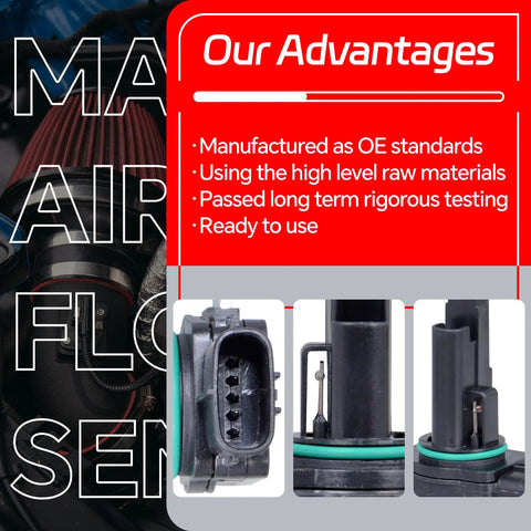 Mass Air Flow Sensor MAF 22204 31020 Replacement for Toyota Camry Corolla advantages and product features