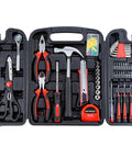 All-In-One 140-Piece Home Tool Set For DIY And Home Repairs With Organized Storage Case Includes Hammer Pliers Utility Knife