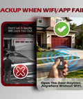 Two Pack Universal MultiCode Gate Opener Remote 3089 308911 MCS308911 for garage doors, backup when WiFi app fails illustration