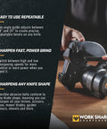 Mk2 Professional Electric Knife And Tool Sharpener With Adjustable Sharpening System For Knives And Tools, Flexible Belts Conform