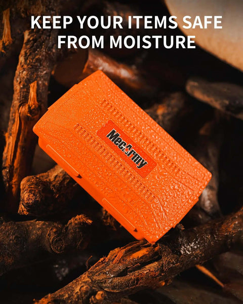 Slick Waterproof Hard Case For EDC Gear Kickass Portable Dry Container With Custom Foam Insert on wooden background