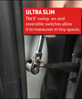 Four Inch Micro Combo Ratchet With One Quarter Inch Square Drive And Magnetic Bit Drive used in tight space