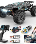 Off Road 1 To 10 Scale RC Car Reaches 68 Km Per Hour Fast Brushless Electric RTR Monster Truck For Adults With Waterproof 4x4