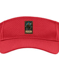 Cool Machinist Gifts For Men Tools Vise Gauge Square Set Edge CNC Sun Visor Hat With Adjustable Hook And Loop Closure To Keep Heads Dry And Stylish In Red, featuring a breathable mesh design.