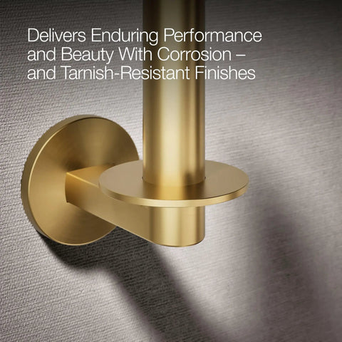 Vertical Toilet Paper Holder For Easy Access In Your Bathroom, Matches Components Faucets And Accessories, Sleek Wall Mount