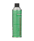 Side view of Heavy Duty Clear Penetrating Grease With PTFE, 13 Oz, showing green label and black cap, NSF H2 registered.