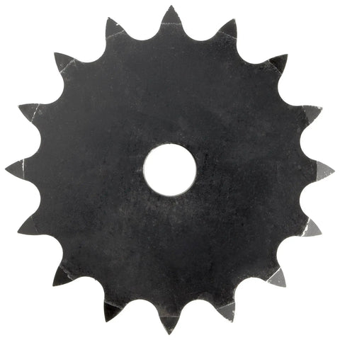 Heavy Duty Roller Chain Sprocket Designed For 28B Chain With Reboreable Type A Hub with 68 Teeth shown from above.