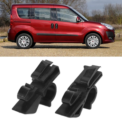 Parcel Shelf Clip Rear Mount Holder Trim Clip ABS OEM Replacement 71719952 71719953 in black side view