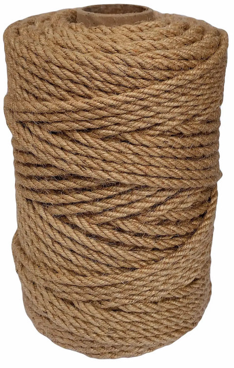 Heavy Duty 5mm Jute Twine 328 Feet Braided Rope For DIY Artwork And Home Decor Bundling Gardening Use Built Tough And Durable String