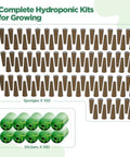 200 Pcs Seed Pod Kit With Replacement Grow Sponges And Stickers For Hydroponic Indoor Garden System Includes 100 Sponges And 100 Labels Seed Starter Pods