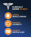 Clinically shown benefits: soothe muscle tension, increase flexibility, promote restful sleep with Powerpulse Massage Shower Head.