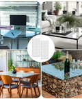 24 Pack Clear Self Adhesive Rubber Feet For Glass Tables And Drawers Rock Solid Anti Slip Bumpers on glass surfaces in various settings.