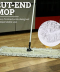 Kick Serious Dust Bunnies With This 36 Inch Industrial Cut End Dust Mop Refill Featuring A Super Solid Blended Yarn Pad For Warehouse Floors And Shop Cleanups No Sweat Three Pack.