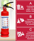 Six Pack Of Tough As Nails 2 Point 5 Lb Abc Dry Powder Fire Extinguishers With Snappy Quick Release Handles for home kitchen car RV use.