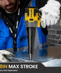 Heavy Duty Cordless Rivet Gun Compatible With Dewalt 20V And 60V Max Battery System Tool Only Featuring Brushless Motor and 0.8 in Max Stroke.