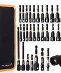 29 Piece Magnetic Nut Driver Set With SAE And Metric Bits, Magnetic Bit Holder, Quick Release Extension, Storage Bag