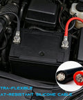 Heavy Duty 4 Gauge Auto Battery Cable With Tinned Copper Build And 5/16 Inch Lug Terminals for car battery connection