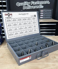 Plain Finish Hardened Alloy Dowel Pins Assortment, 293 Pieces, High Precision Metal Pins For Alignment, Machining, And Repairs in open box