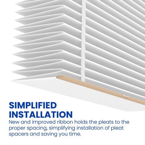 Replacement 401 Furnace Filter For 2400 Space Gard Whole House Purifiers MERV 10 16x25x6 air filter installation detail