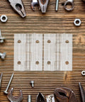 Durable Acrylic Folding Door Hinges For Cabinet Doors, Heavy Duty Small Butt Hinges With Rugged PC Material surrounded by tools