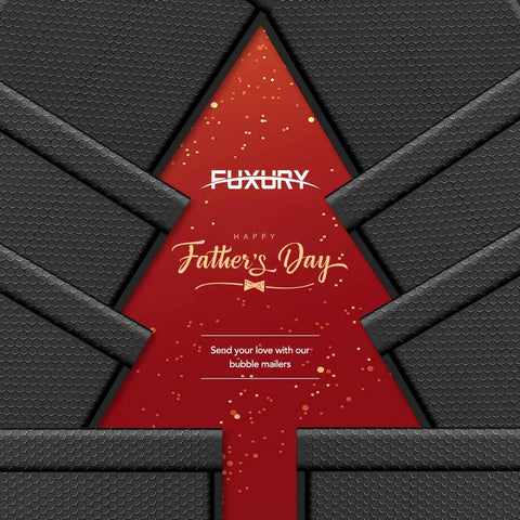 10 Point 5X16 Inch Bubble Mailers 40 Pack Self Seal Padded Envelopes displayed with Father's Day message