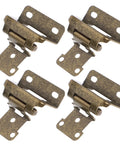 Self Closing Cabinet Door Hinges With Soft Closure Iron Material In Brushed Satin Finish Flexible And Durable Hardware