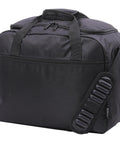 Max Size Carry On Duffle Bag For Air Travel, Lightweight Personal Item, 18 By 14 By 9 Inches, 37L, Foldable Under Seat Cabin Bag, Eco Friendly Black Travel Companion That Fits AA Delta And More