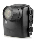 Hella Rugged Construction Time Lapse Camera Bundle With 1080p Waterproof Housing And Clamping Mount showcasing the camera's lens detail.