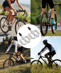 Bike Pedal Adapter Nine Sixteenths To One Half Inch Aluminum Alloy Bicycle Pedal Adapter showcased with cyclists in action