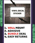 Vinyl Stickers Bundle Safety and Warning Signs and Warehouse Notice Please Ensure Gas Is Turned Off After Each Use Sign, wall mount adhesive