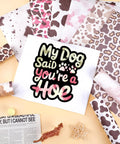 Vintage Pink Cow Print Sublimation Paper Sheets For DIY Crafts Mugs Tumblers And T Shirts 12 By 10 Inch 10 Sheets Easy To Cut Weed