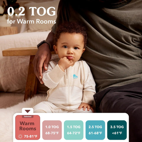 Baby in Swaddle Up Transition Bag With Arms Up Design For Easy Arm Out Sleep, Ultra Breathable Cotton Sleep Sack For Spring And Summer, 0.2 Tog