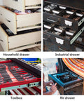 10 Inch Drawer Slides Ball Bearing Full Extension Cabinet Slides 150 Lb Capacity in household, industrial, toolbox, and RV use